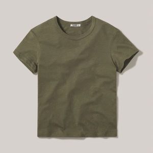 Buck Mason Women’s Slub Easy Crew Turf Green